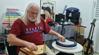 Improvisation on old soviet psaltery and Vast Rav Drum.