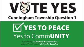 Vote For Peace - Cunningham Township Urbana, IL Ballot Question-1