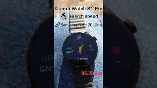 Xiaomi Watch S1 Pro GPS satellites search speed #xiaomiwatchs1pro