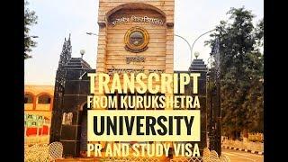 Kurukshetra University Vlog !How to Get Transcript from Kurukshetra University