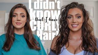 I COULDNT BELIEVE IT | How I found out that I have curly hair | Curly Hair Journey | Toria Curbelo