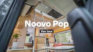 VAN TOUR | Luxury Pop Top Camper Van for Off-Grid Living