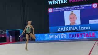 Iana Zaikina clubs Winter Fairytale 2024