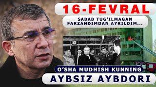 16-FEVRAL  "Qora kun" kasri. "Xo'lu quruq yondi" #Humanuz