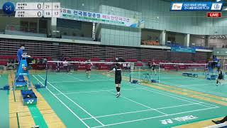 [Live직캠] 여대 준결승_1단 | 한국체대 (최예진) vs 군산대 (정채린) / 2020전국봄철종별 배드민턴리그전