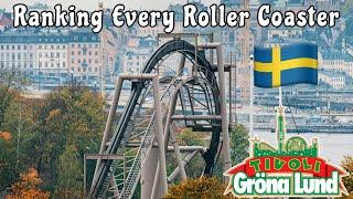 Top 7 Roller Coasters at Gröna Lund | Stockholm, Sweden (2024)