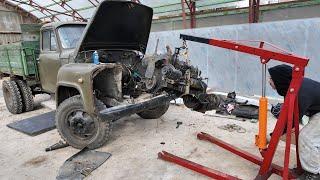 Редкий ГАЗ 52 Едем за новым двс и находим ЗИЛ 4972