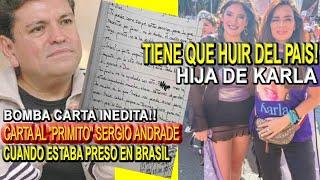 Hija de Karla de la Cuesta y Sergio Andrade Huye del Pais! / CARTA INEDITA al Primo Sergio Andrade
