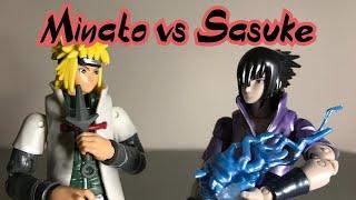 MINATO VS SASUKE (updated) | Naruto Stop Motion Animation