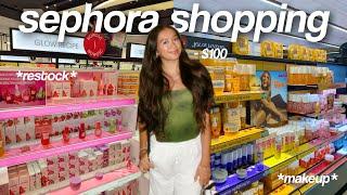 come SEPHORA SHOPPING with me  makeup, skincare, & shopping haul