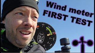 Wind meter first test, Calypso Mini
