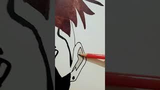 Anime drawing #youtube #shorts #devart #anime #youtubeshorts