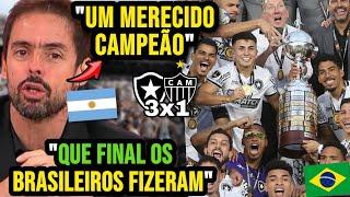 TV ARGENTINA EMPOLGOU COM BOTAFOGO CAMPEÃO DA LIBERTADORES E FINAL BRASILEIRA