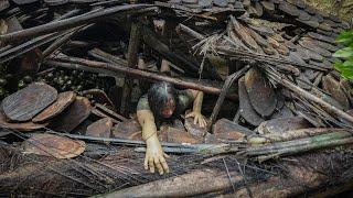 Wooden Hut Collapses In Landslide.../ Leave Now and Find New Shelter, Part 9