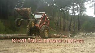 STEYR TRAKTÖR ÖN KALDIRARAK GİDİYOR! #traktor #traktör #steyr #newholland #keşfet #traktörtv