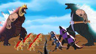 WHAT IF GODZILLA x Evolution of SHIN GODZILLA 2: Rich / Poor Conflicts FUNNY| Godzilla Cartoon Movie