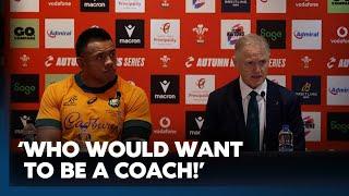 Joe Schmidt reveals post game chat with Wales coach after thrilling win! | Australia vs Wales