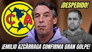 Emilio Azcárraga CONFIRMA: Jardine FUERA del AMÉRICA | noticias club america