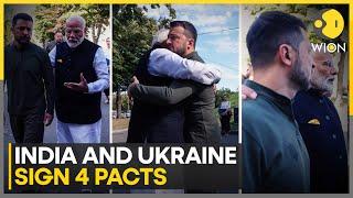 PM Modi in Ukraine: Indian PM Modi meets Zelensky in Kyiv amid war, sign 4 pacts | WION