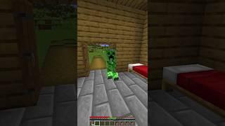 Minecraft Creeper Moment Insane End #shorts