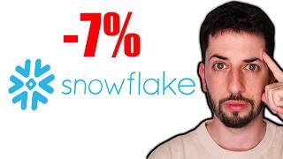 Why Is Snowflake Stock DROPPING Despite a DOUBLE Beat?