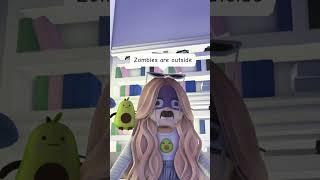 Dumb YOUNGEST SIBLING during Zombie Apocalypse be like… #adoptme #roblox #robloxshorts