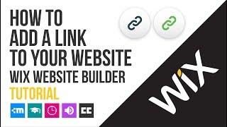 How to Add Links to Your Site - WIX website builder