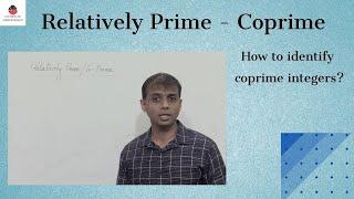 Relatively Prime or Coprime integers | Cryptography