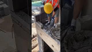 Textbook-level bricklaying techniques#shorts