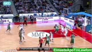 Sofoklis Schortianitis 3 dunks against Real Madrid