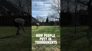 Sometimes putting just be like that #shorts #discgolf #growthesport