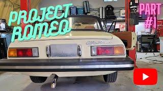 Part #1 An Introduction to the 1981 Alfa Romeo Spider - Carnage of a leaking master cylinder.