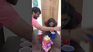 Blow The Ball Over Water Glass Challenge #shorts #youtubeshorts #viral