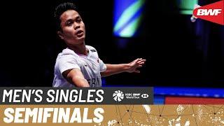 YONEX All England Open 2024 | Anthony Sinisuka Ginting (INA) [5] vs. Christo Popov (FRA) | SF