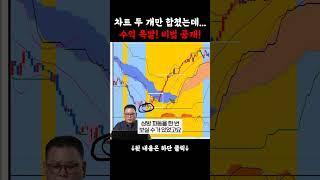 이 두 개 차트를 합치면? 수익 극대화 매매기법 대공개!