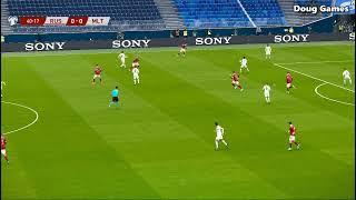 Россия 2 - 0 Мальта - отборочные матчи ЧМ-2022