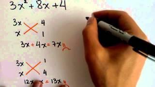 Factoring Quadratic Expressions Pt. 4