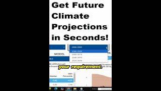 Future Climate Projections in Seconds! #sort #climatechange #climate #climateaction #climatecrisis
