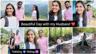 Beautiful Day with my Husband ️ಎಲ್ಲಿಗೆ ಹೋದದ್ದು ನಾವು  Trekking  Riding ️ Vlog