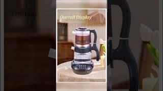 Double Layer Cold Touch Smart Tea Maker,High Borosilicate Glass Body,Stainless Steel Interior ! ! !