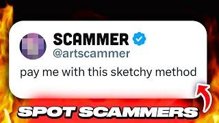 SCAMMER Tries To Steal Artist's Money Through WEIRD Method