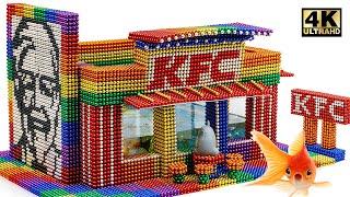 DIY - How To Build Amazing KFC Aquarium From Magnetic Balls (Satisfying) | Magnet World Series