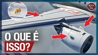 Os misteriosos OBJETOS NA PARTE DE FORA dos aviões