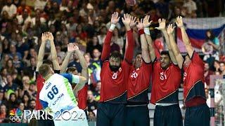 Spain outlasts Slovenia to open men's handball tournament | Paris Olympics | NBC Sports