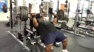 Robert Wilkerson 425x10 Incline Press