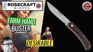  Farm Hand | Yellow Sandlewood | Overall Creek | Review | Black | UKLegal | EDC | Pocketknifes