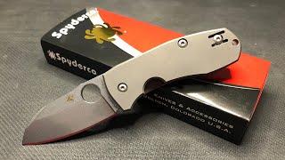 Spyderco Techno 2 in Titanium / unboxing / quick review / comparison