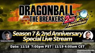 DRAGON BALL: THE BREAKERS – Season 7 & 2nd Anniversary Special Live Stream