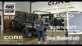 Perth 4WD Show Tray & Canopy Deal - Core Offroad #4wd #coreoffroad #4x4 #customcanopy #canopy