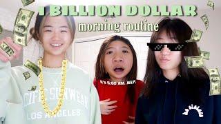 WE TRIED THE 1 BILLION DOLLAR MORNING ROUTINE *realistic*